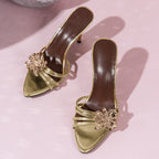 Open Toe Stiletto Sandals